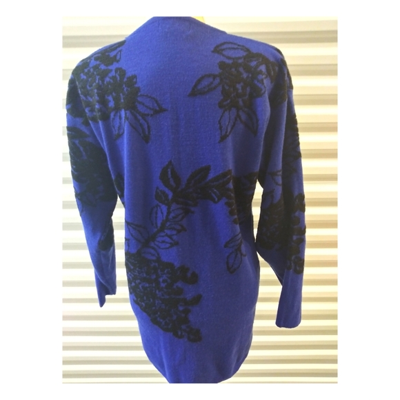 Vintage Nilani Sweater Medium Blue Taiwan 🇹🇼 - Picture 6 of 8